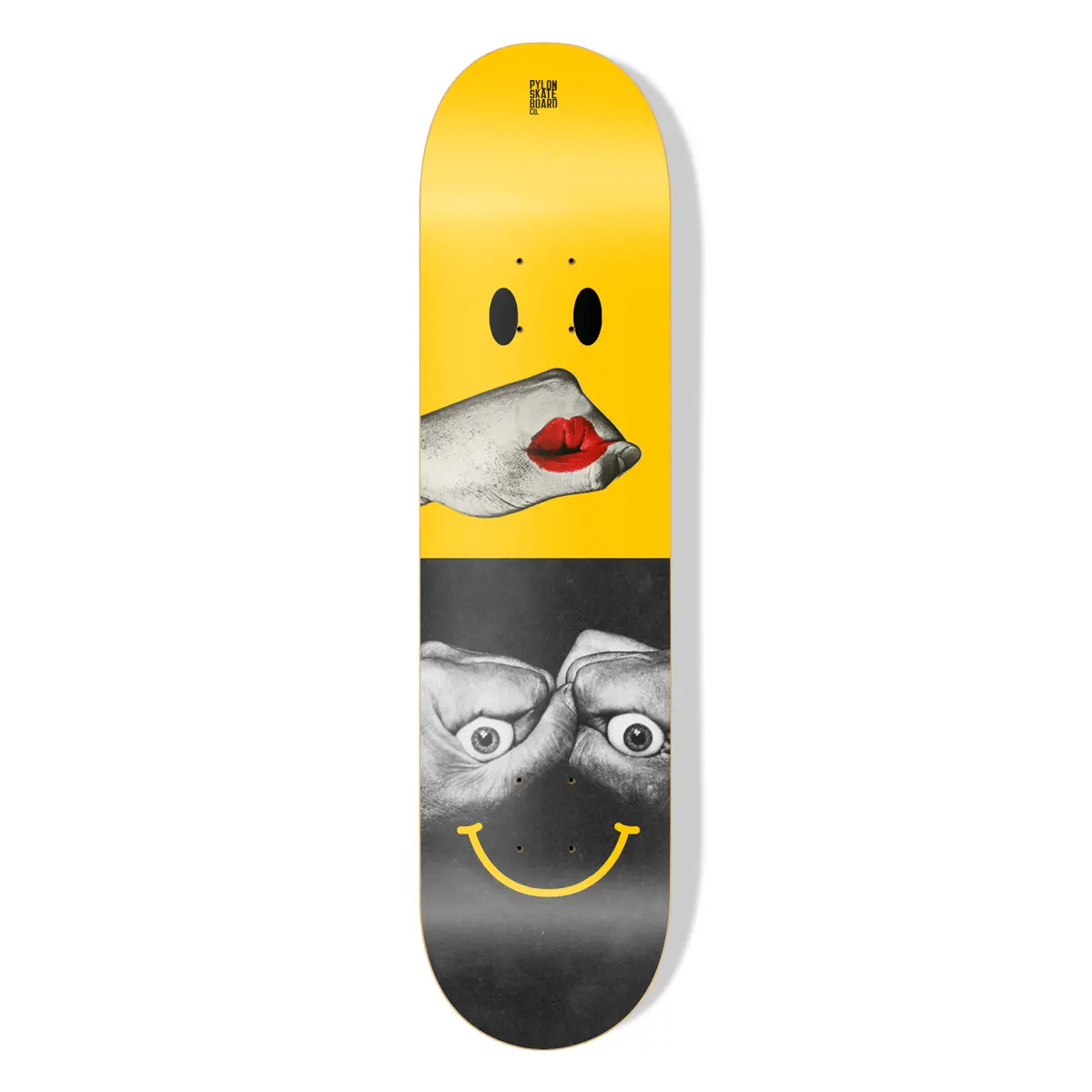Pylon Skateboards Smile On 8.0 Inch Wide Deck. 1
