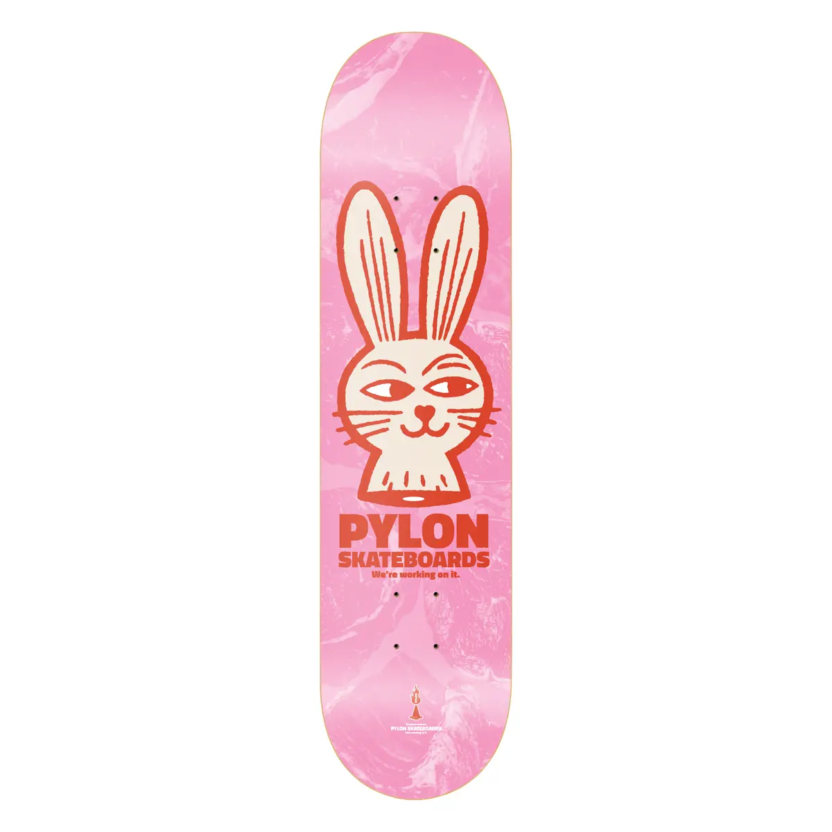 Pylon Skateboards Bunny Meat 8.25" Wide Deck 1