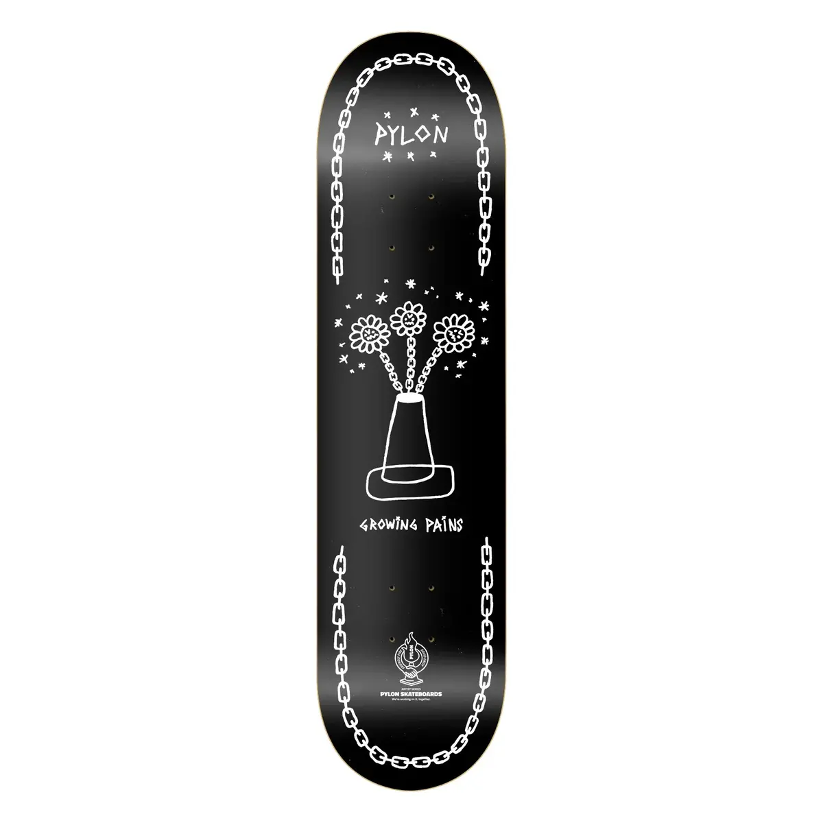 Pylon Skateboards Growing Pains / 8.5 Inch Wide Deck 1