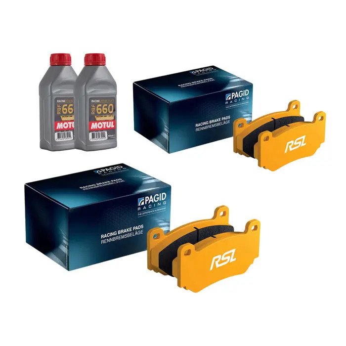Pagid Racing Rsl29 Front & Rear Brake Pads Set + Motul 660 Brake Fluid For Bmw F Series M Cars & M Lites 1