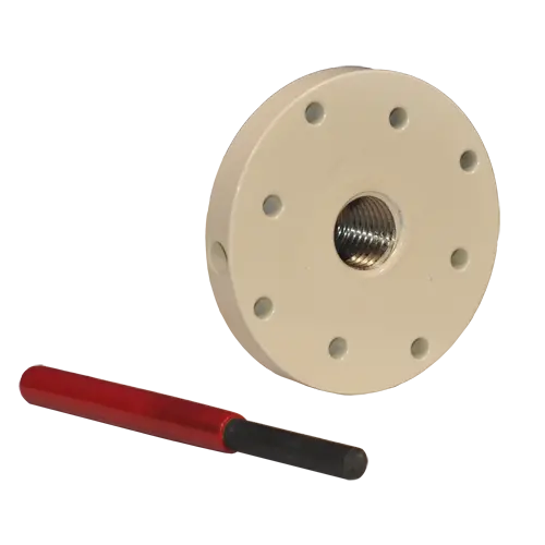 Oneway 4" Carbon Steel Faceplate 1½" - 8 Tpi, #2398-0402 1