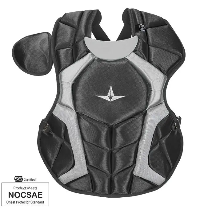 Allstar Player's Series Chest Protector 15.5" Black  - Catcher's Chest Protector 1
