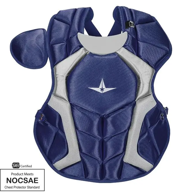 Allstar Player's Series Chest Protector 13.5" Navy - Catcher's Chest Protector 1