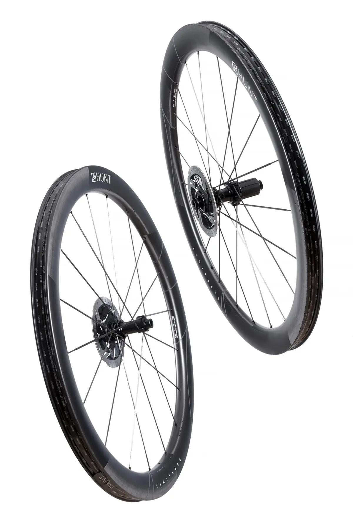 Hunt Sub50 Limitless Ud Carbon Spoke Disc Wheelset 1