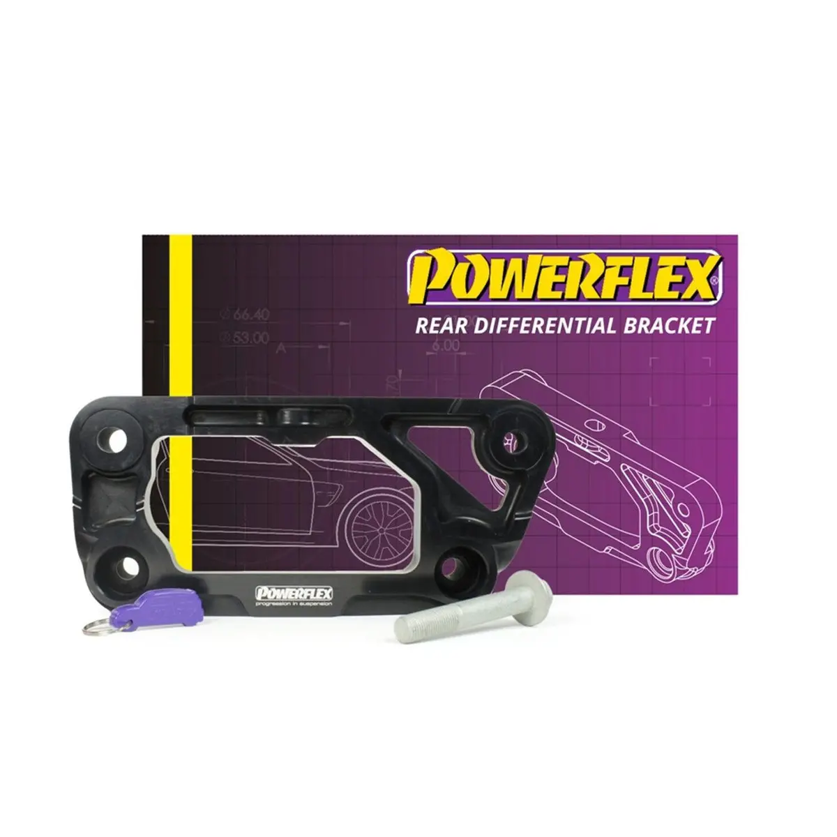 Powerflex Bmw M2/M3/M4 Dual Mount Rear Differential Bracket (F80/F82/F83/F87) 1