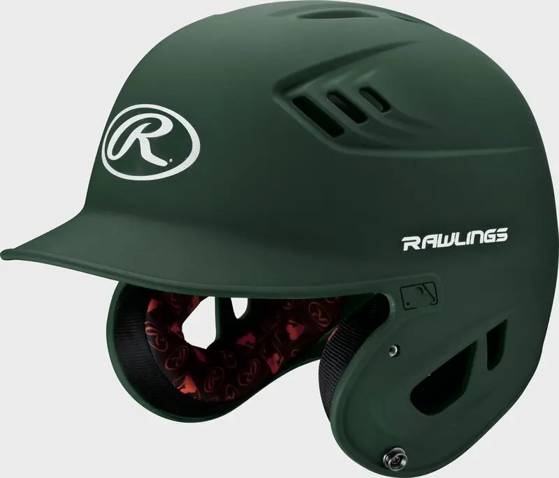 Rawlings R16 Batting Helmet - Matte Green 1