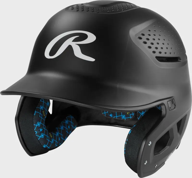 Rawlings Rx2 Batting Helmet - Matte Black 1