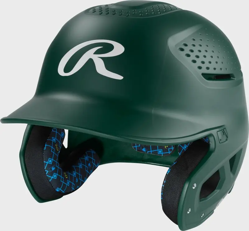 Rawlings Rx2 Batting Helmet - Matte Green 1