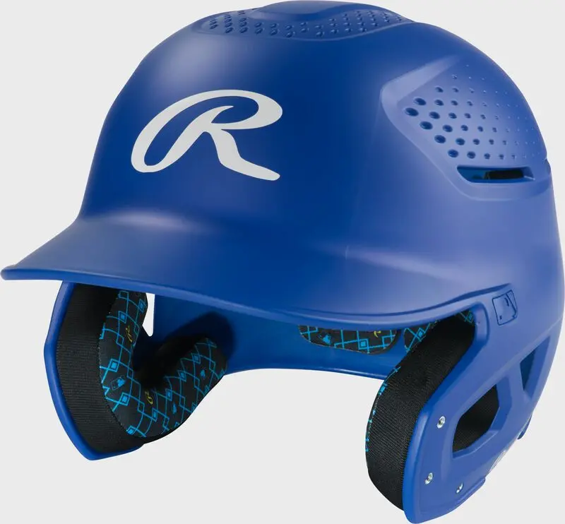 Rawlings Rx2 Batting Helmet - Matte Royal 1