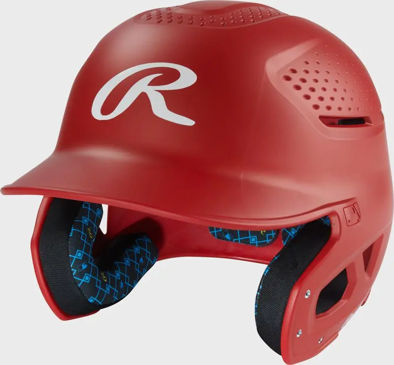 Rawlings Rx2 Batting Helmet - Matte Red 1
