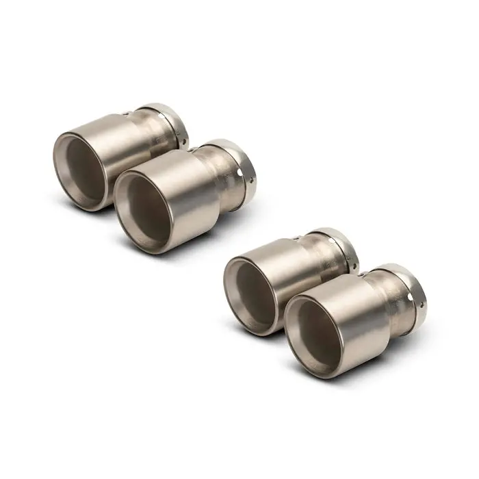 Remus Exhausts Brushed Titanium Tailpipes – Set Of 4 1