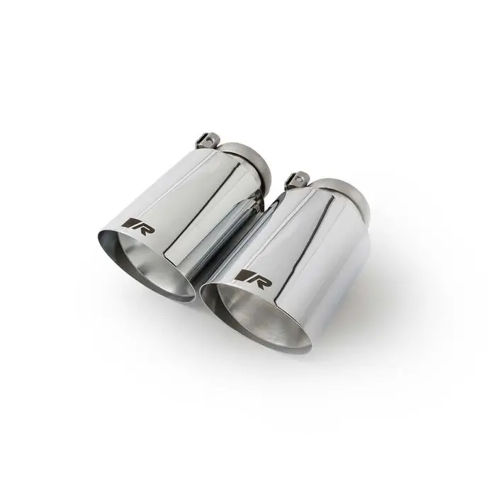 Remus Stainless Steel 102Mm Chrome Angled Exhaust Tips With Straight Cut Design – Set Of 4 1