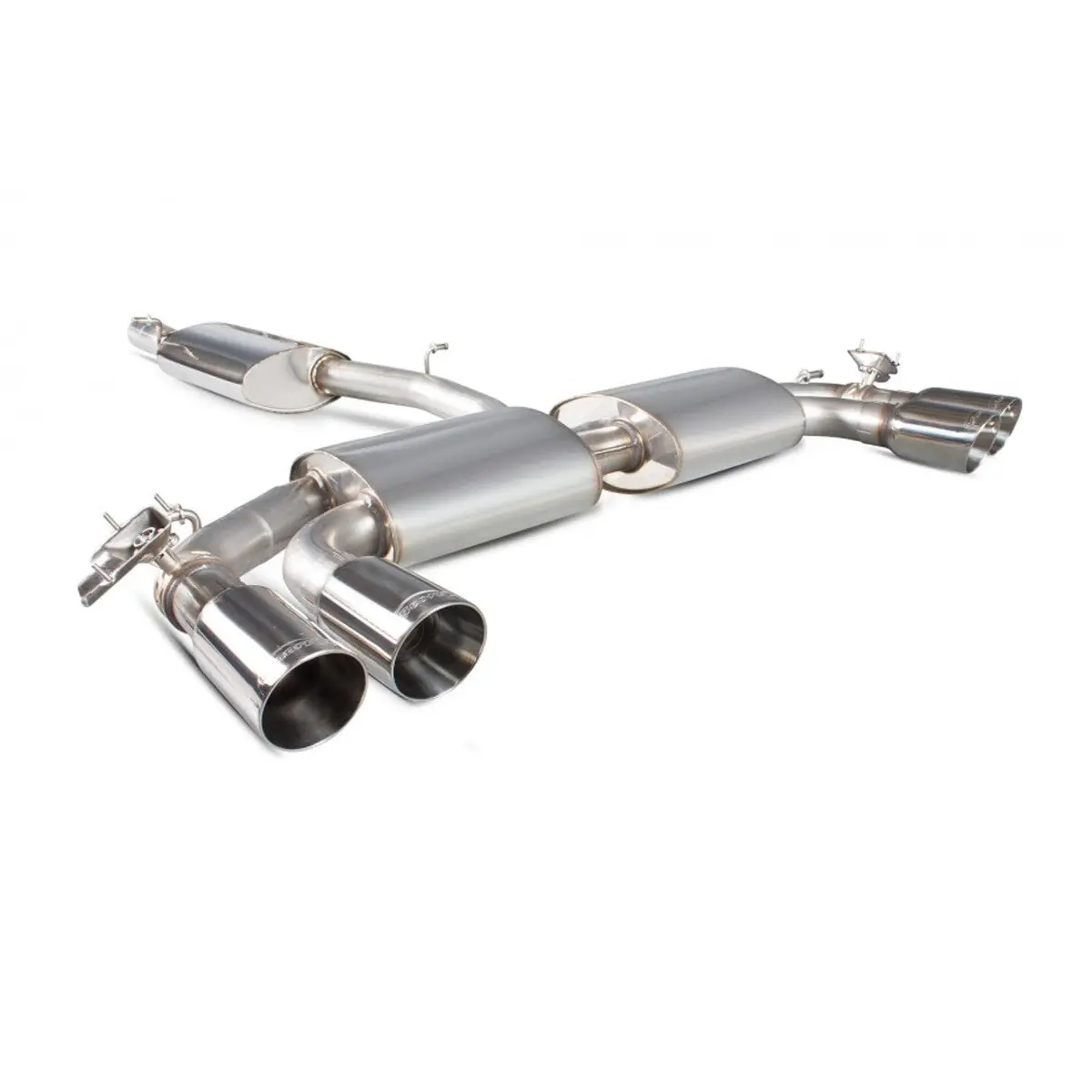 Scorpion Cat Back Exhaust System - Audi S3 (8V) 3 Door And Sportback Pfl+Fl Gpf+Nongpf 1