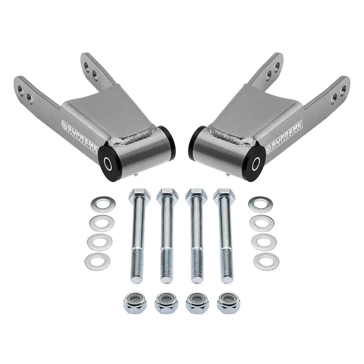 2009-2020 Ford F150 2" Rear Drop Shackles Lowering Kit 2Wd 4Wd 1