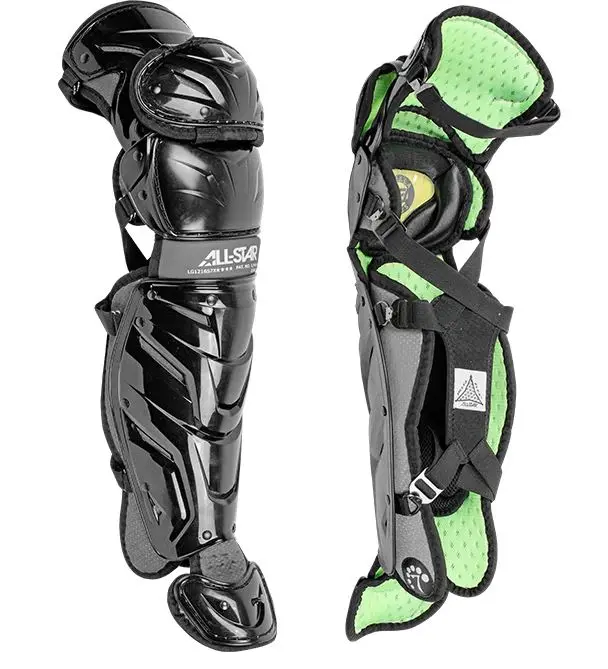Allstar S7 Axis™ 13.5" Black - Catchers Leg Guard 1