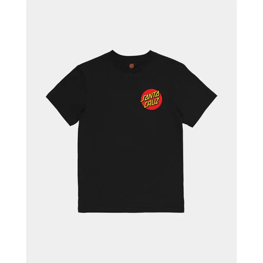 Santa Cruz Youth Size 12 Black T Shirt 1