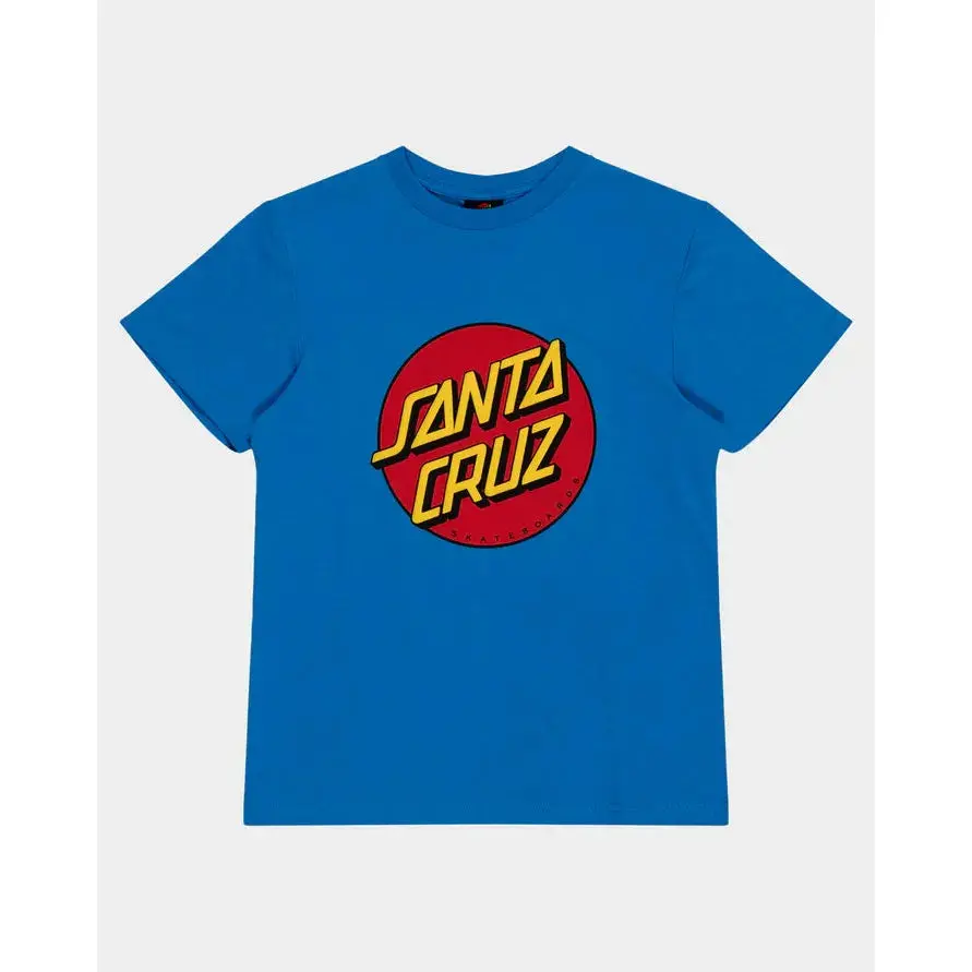 Santa Cruz Youth Size 8 Blue T Shirt 1