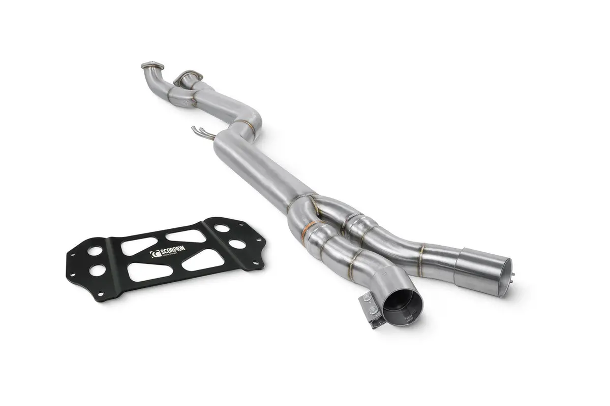 Scorpion Bmw M3/M4 (G8x) Single Mid Pipe  Pipe Gpf Delete 1