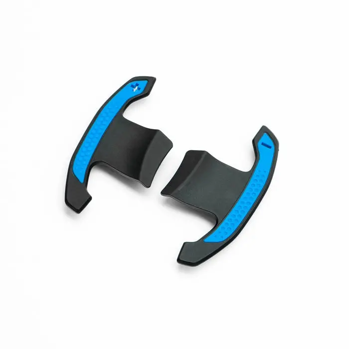 Shft Bmw G8x Style Automatic Paddle Shifters With Blue Details In Gloss Carbon Fibre – F Series & G Series 1