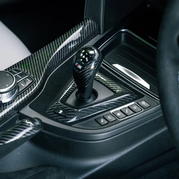 Shft Bmw M Dct Gearbox Base Trim Cover In Gloss Carbon Fibre – Rhd 2