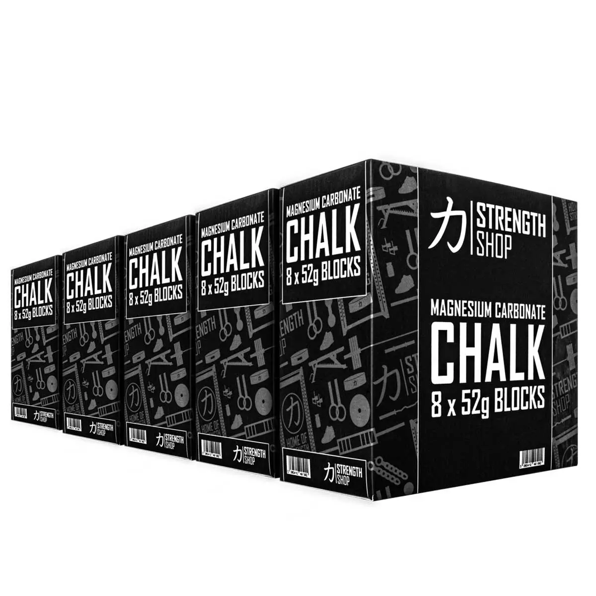 Magnesium Carbonate Chalk - 5 X Cases Of 8 Blocks 1