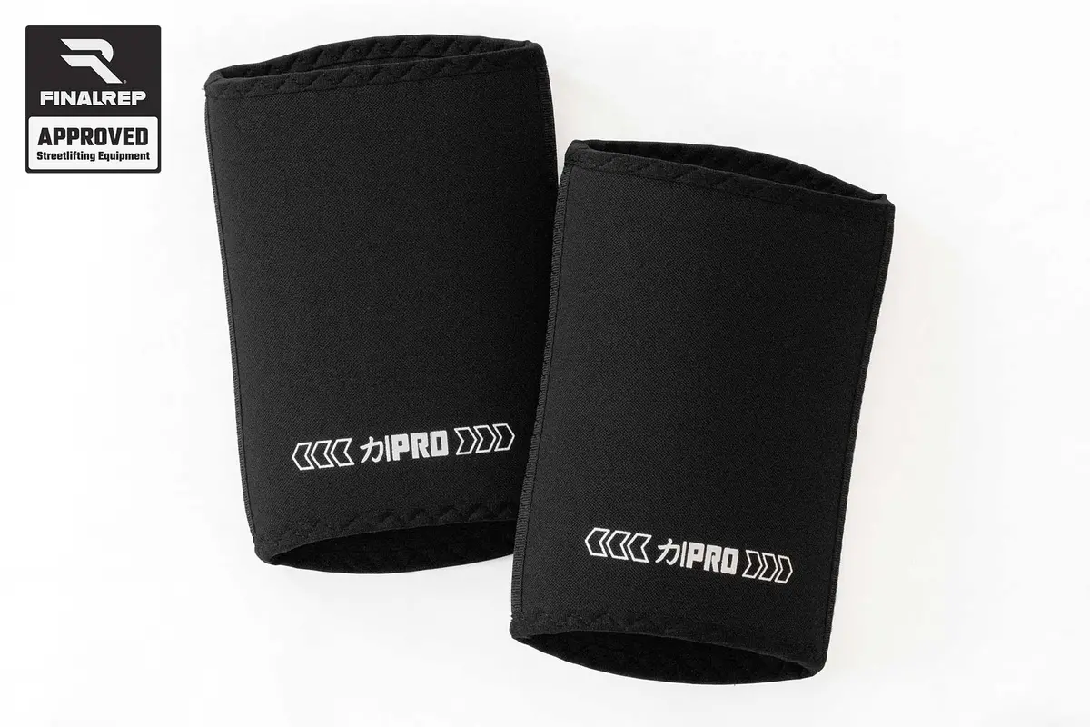 7Mm Pro Lite Elbow Sleeves - Hybrid Extra Stiff/Regular Neoprene- Finalrep Approved 1