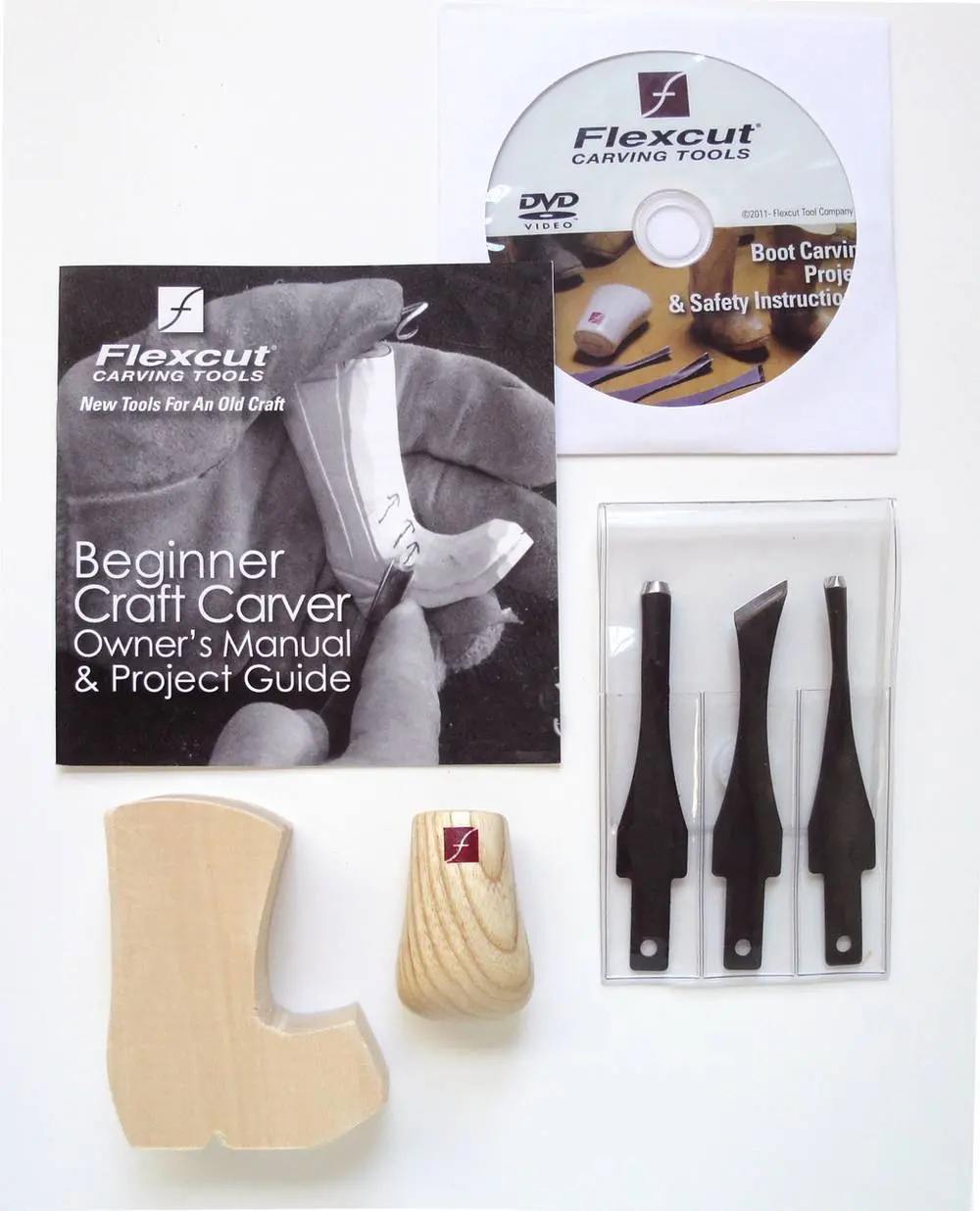 Flexcut Beginner 3 Piece Craft Carvers Set 1