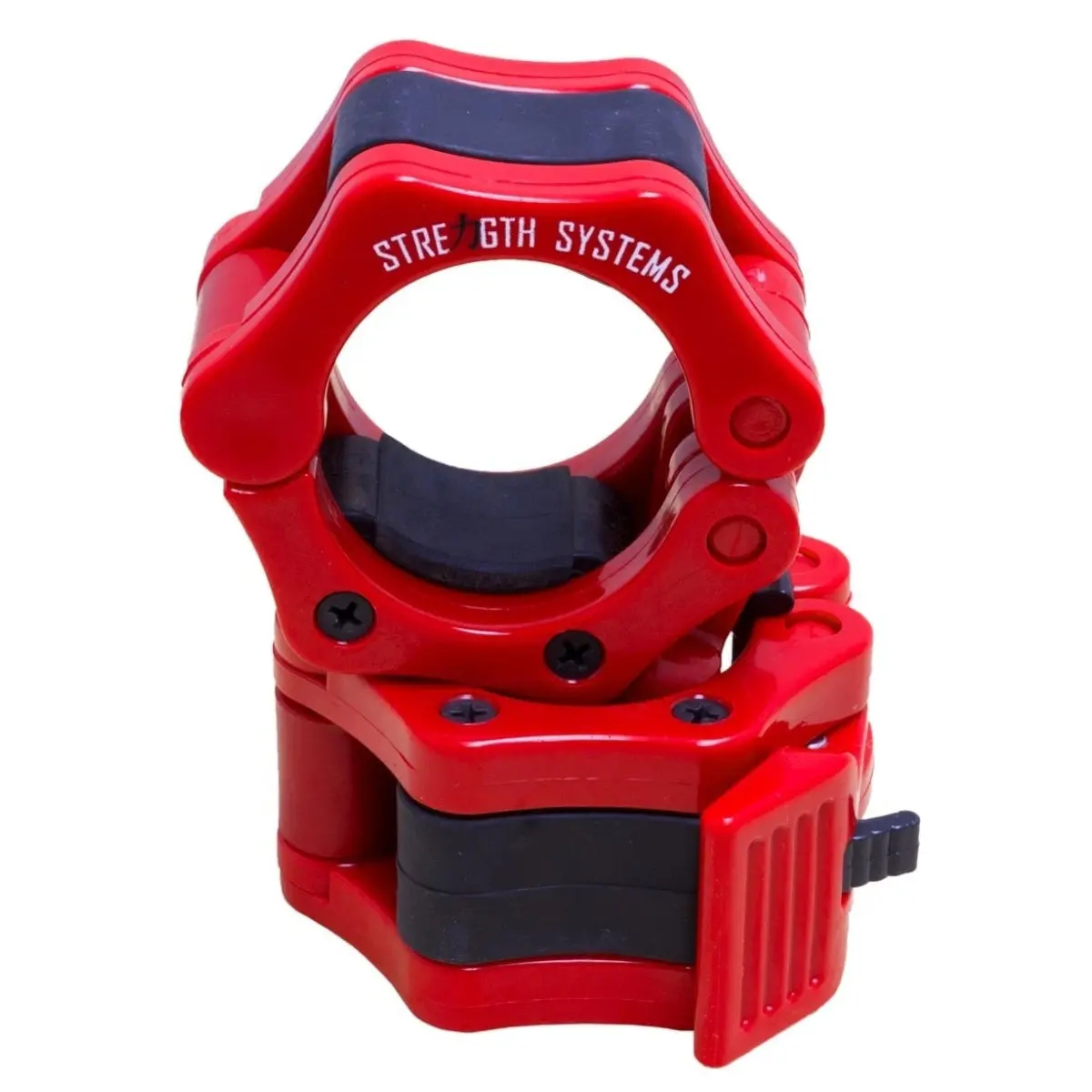 Olympic Flip Lock Collars - Red (Pair) 1