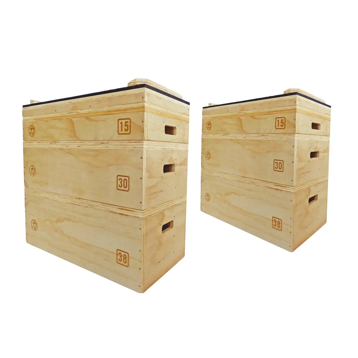 Wooden Jerk Blocks - 2 Blocks 1