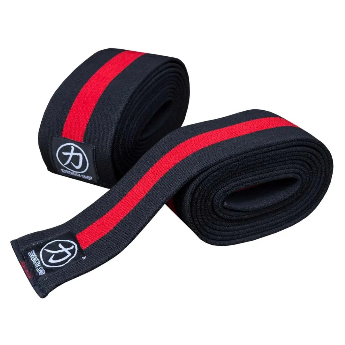 Heavy Knee Wraps - 2M, 2.5M Or 3M - Red/Black 1