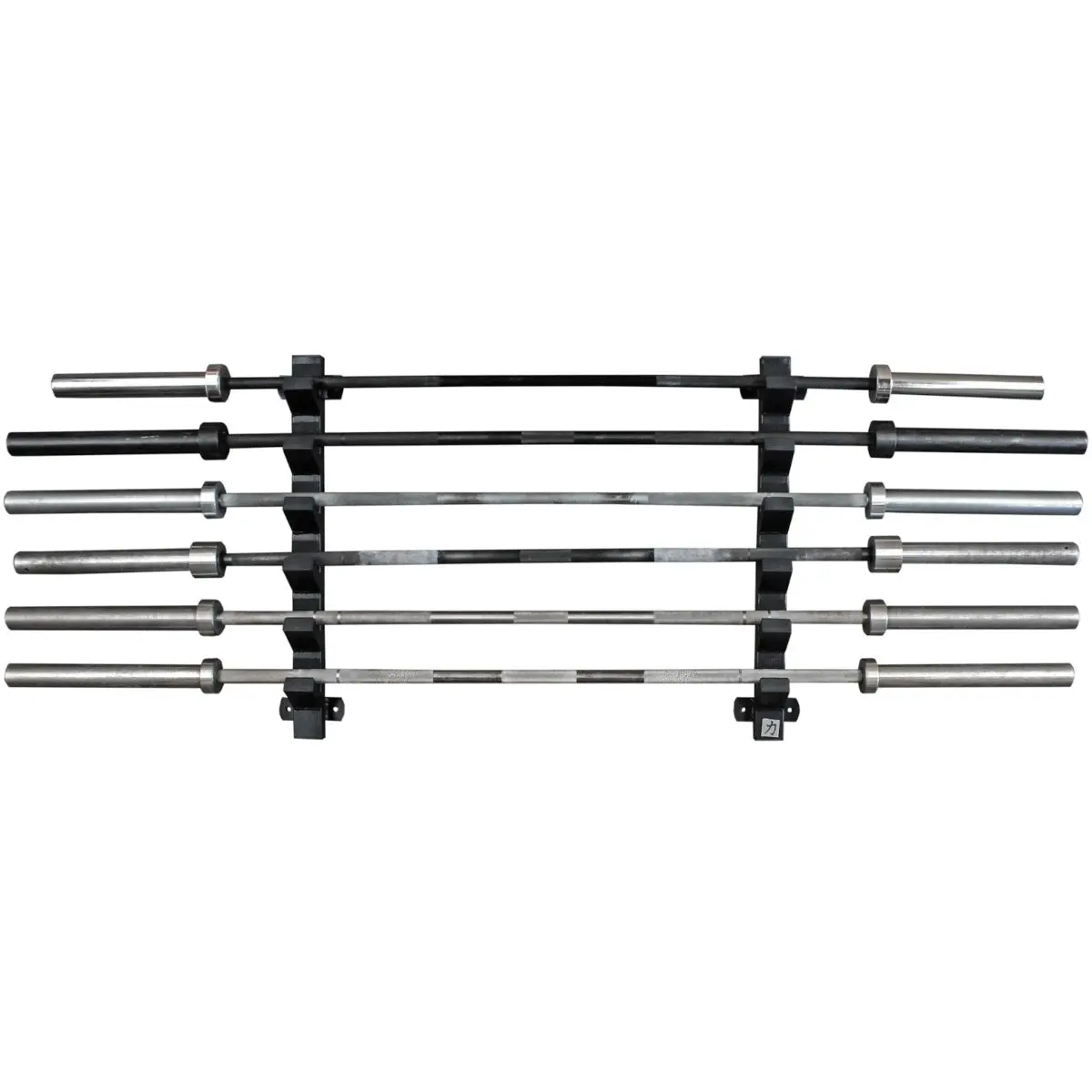 Wall Mountable Horizontal Bar Holder - 6 Bars 1