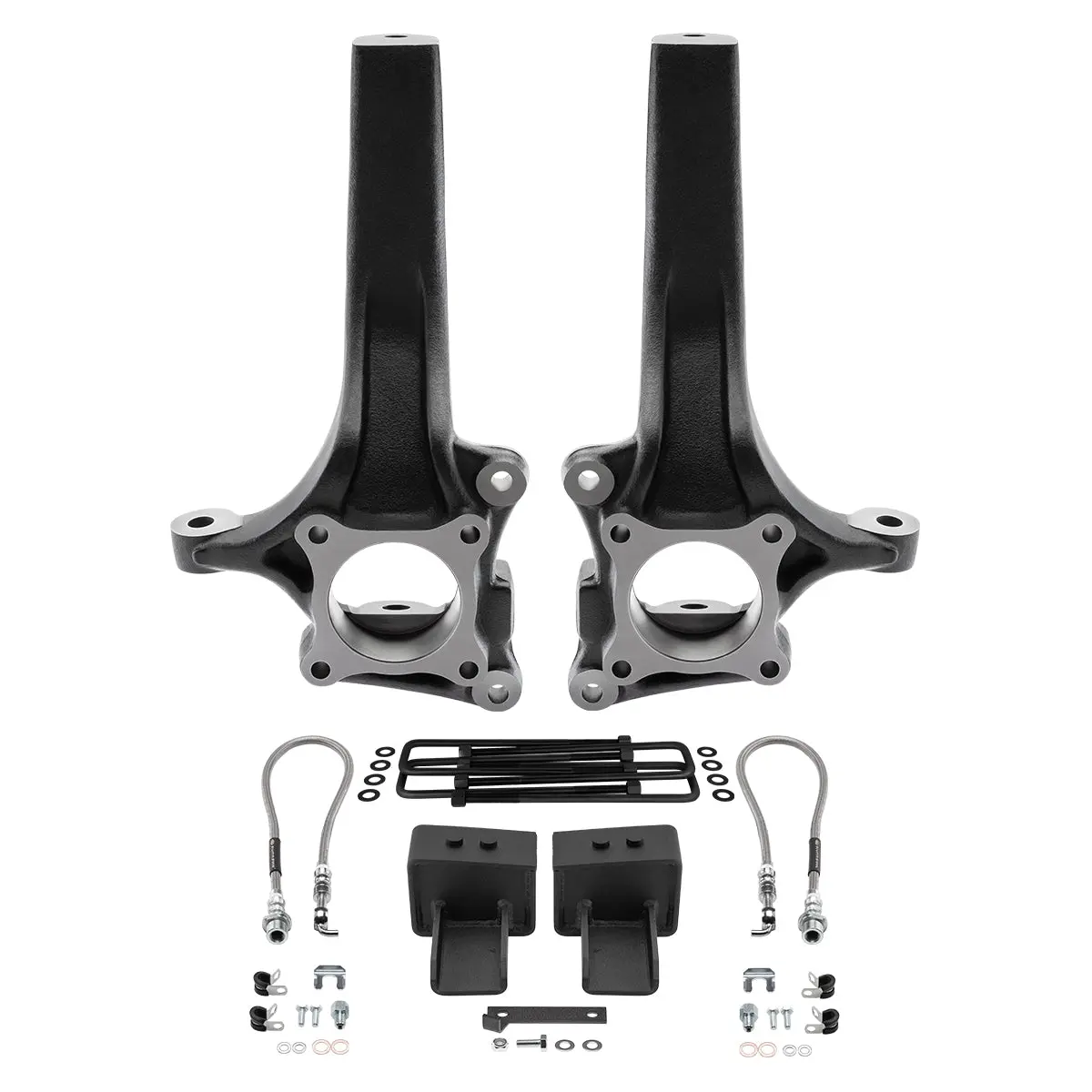 2009-2014 Ford F150 Full Suspension Lift Kit 2Wd - Features Supreme's Oem Replacement Lift Spindles 2