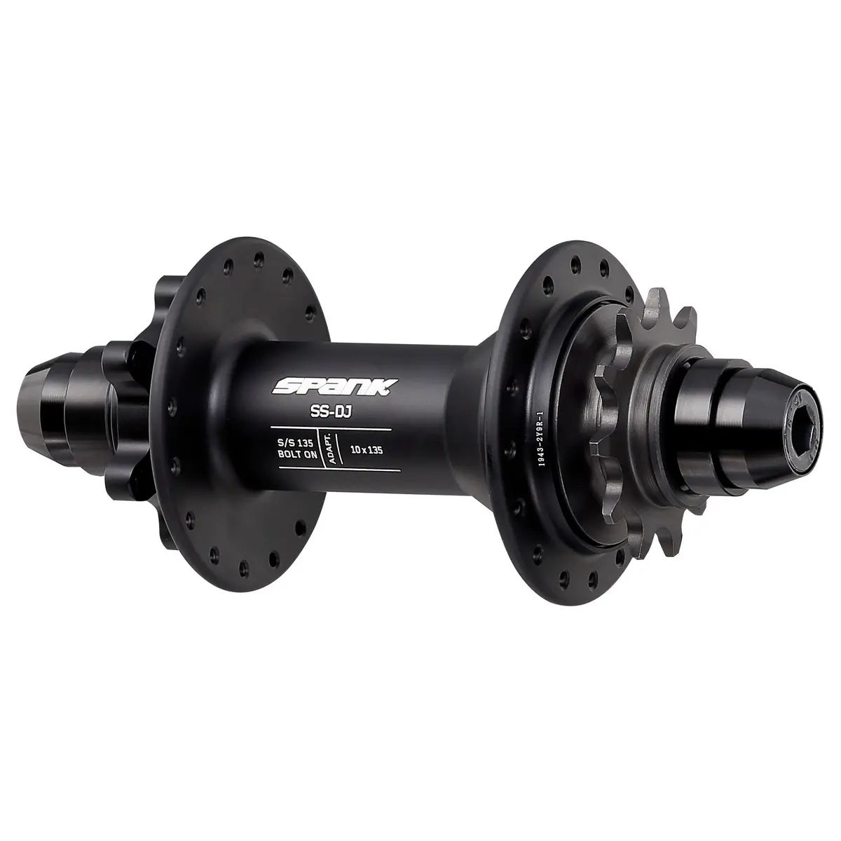 Spank Single Speed 6B Disc Rear Hub, 32H, 10X135 Bolt-On 1