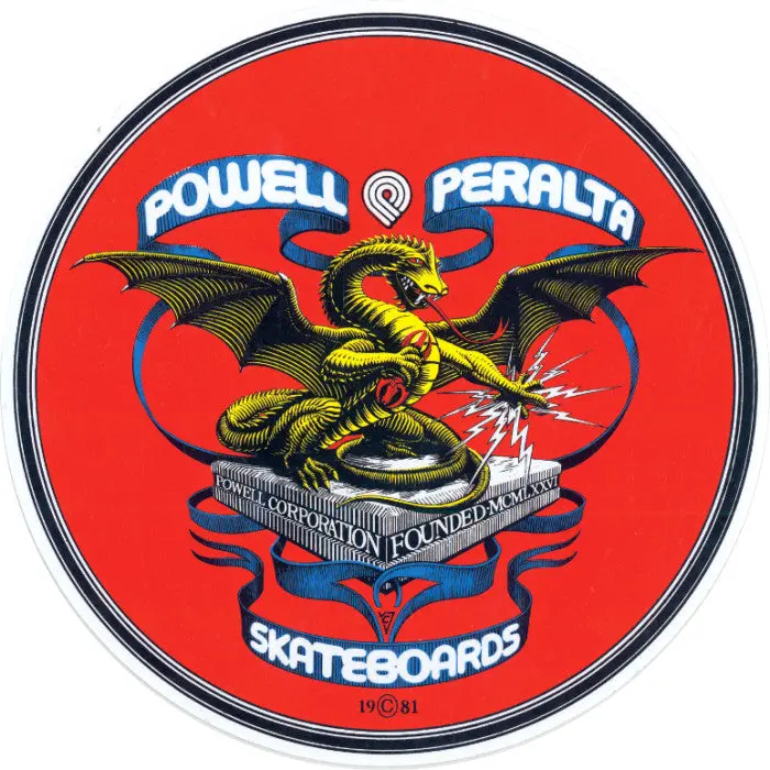 Powell Peralta Banner Dragon Sticker 1