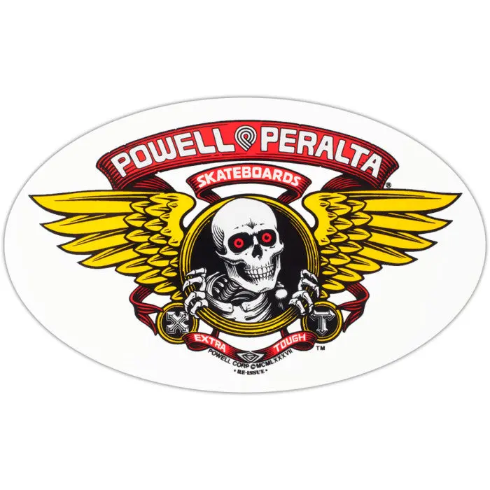 Powell Peralta Winged Ripper Og Sticker - Red 1