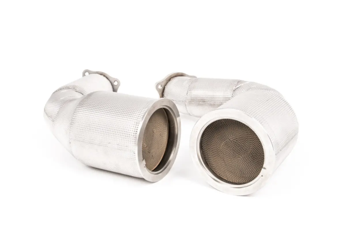 Milltek Large-Bore Downpipes With 200 Cell Hjs High Flow Cats - Audi Rs4/Rs5 B9 Non Gpf 1