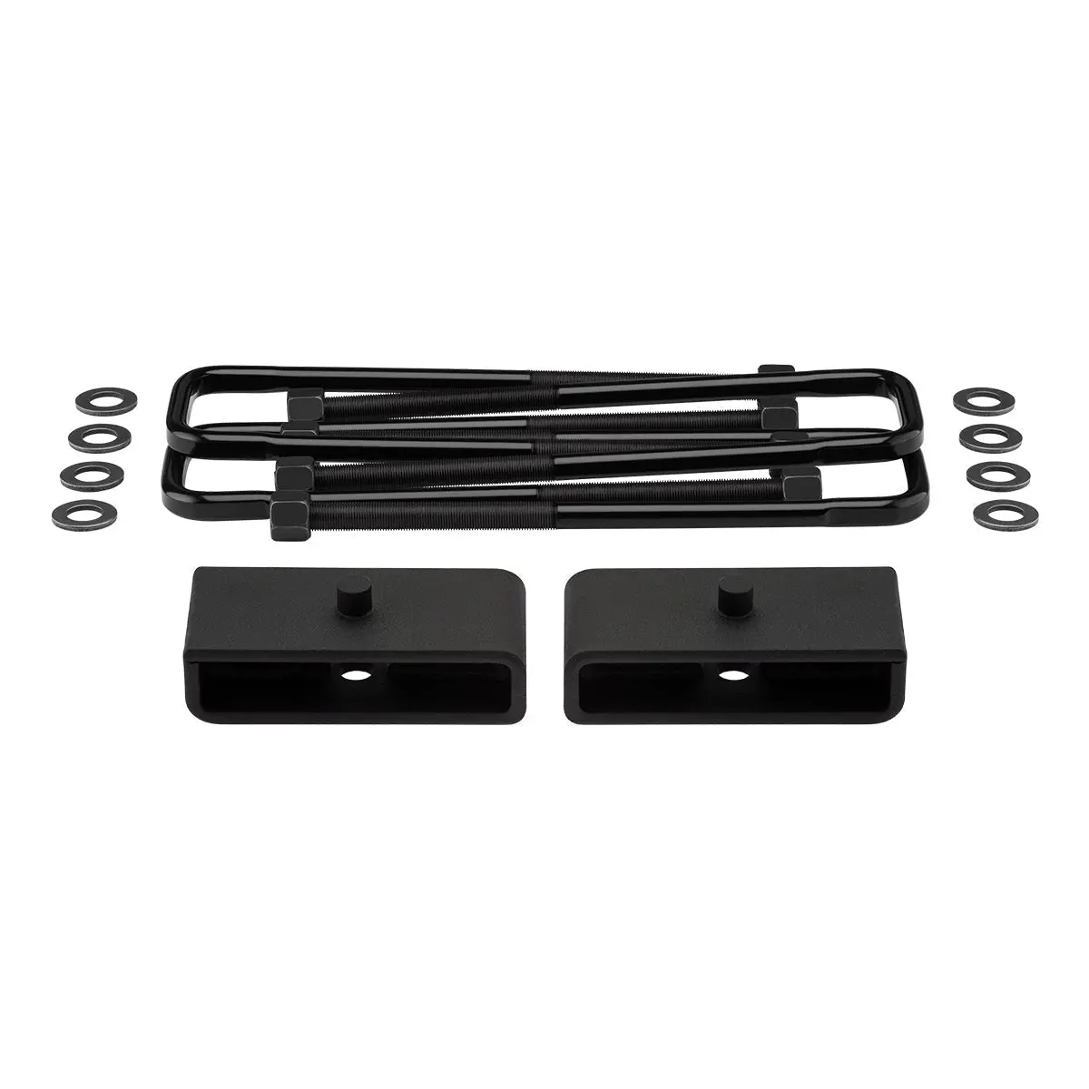 1987-1996 Dodge Dakota 4Wd Rear Lift Blocks With Premium Forged Flat Top U-Bolts 2