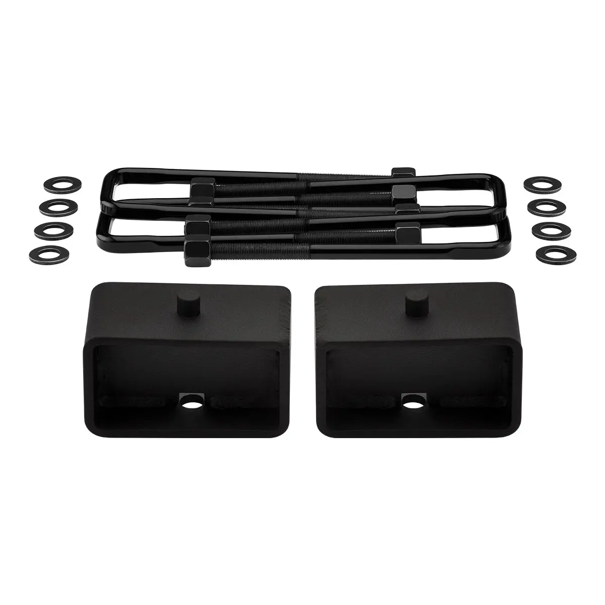 1993-1998 Toyota Ifs T100 2Wd 4Wd Rear Lift Blocks With Premium Forged Flat Top U-Bolts 1