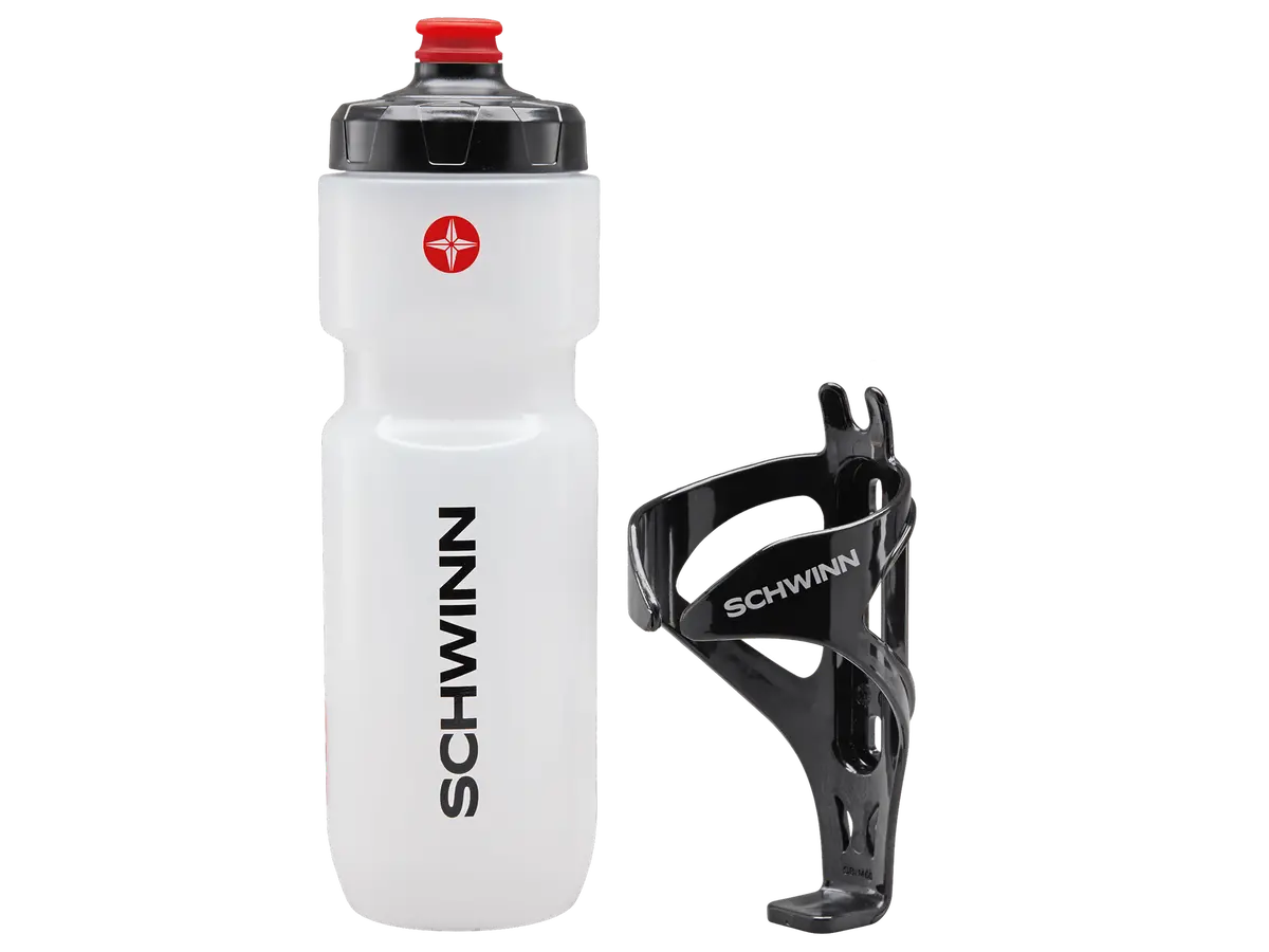 Water Bottle & Cage 1