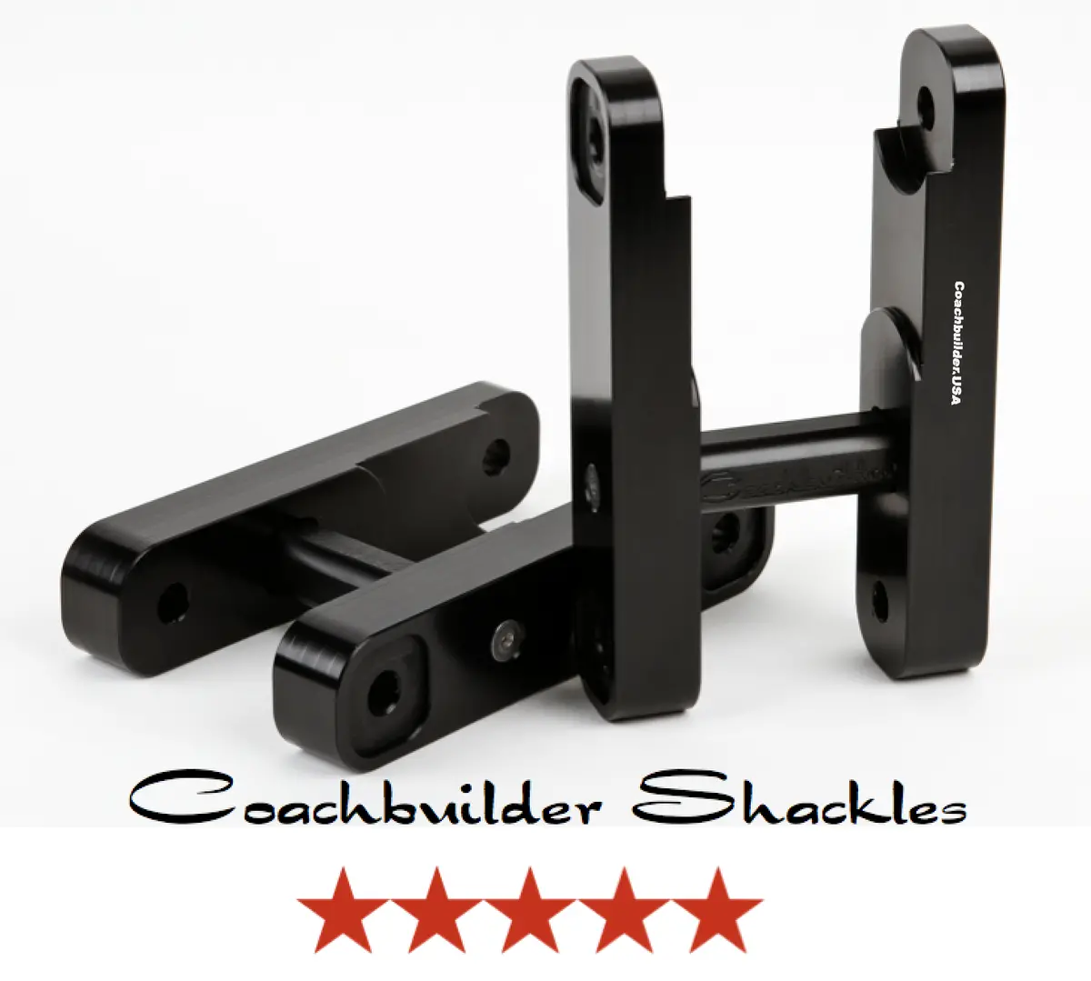 Coachbuilder +1” Shackle Kit ( Provides .625” Of Actual Lift ) Tundra 2007-2021 Including Trd Pro 1