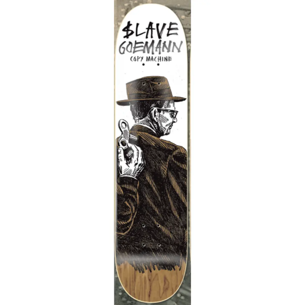 Slave Skateboards Goeman Copy Machine 8.0 Inch Wide Deck 1