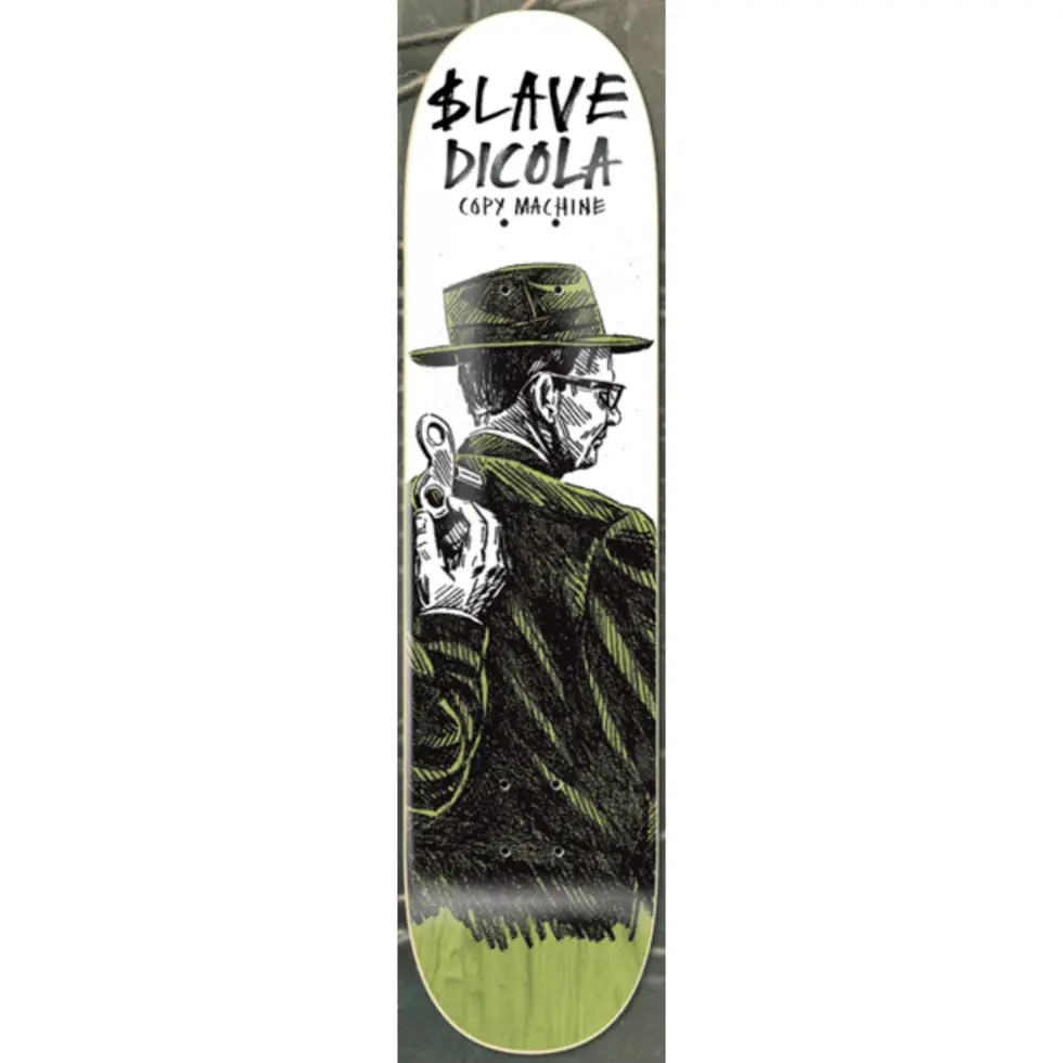 Slave Skateboards Dicola Copy Machine 8.125 Inch Wide Deck 1