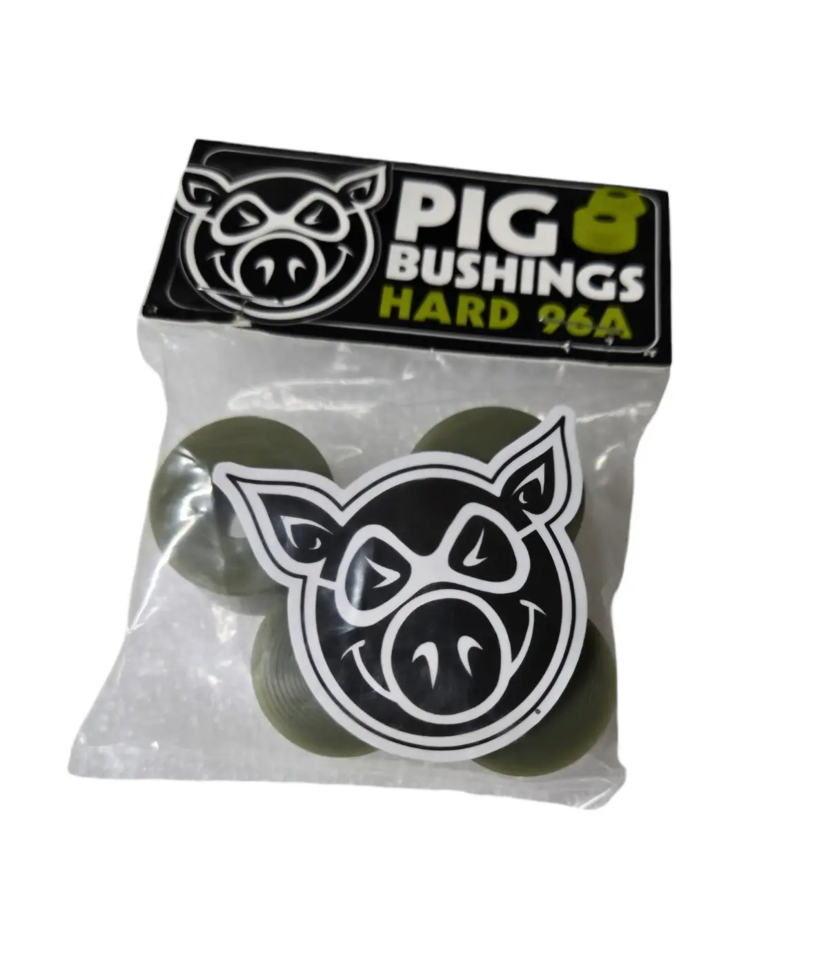 Pig Replacement Truck Bushings - Olive 96A Hard 1
