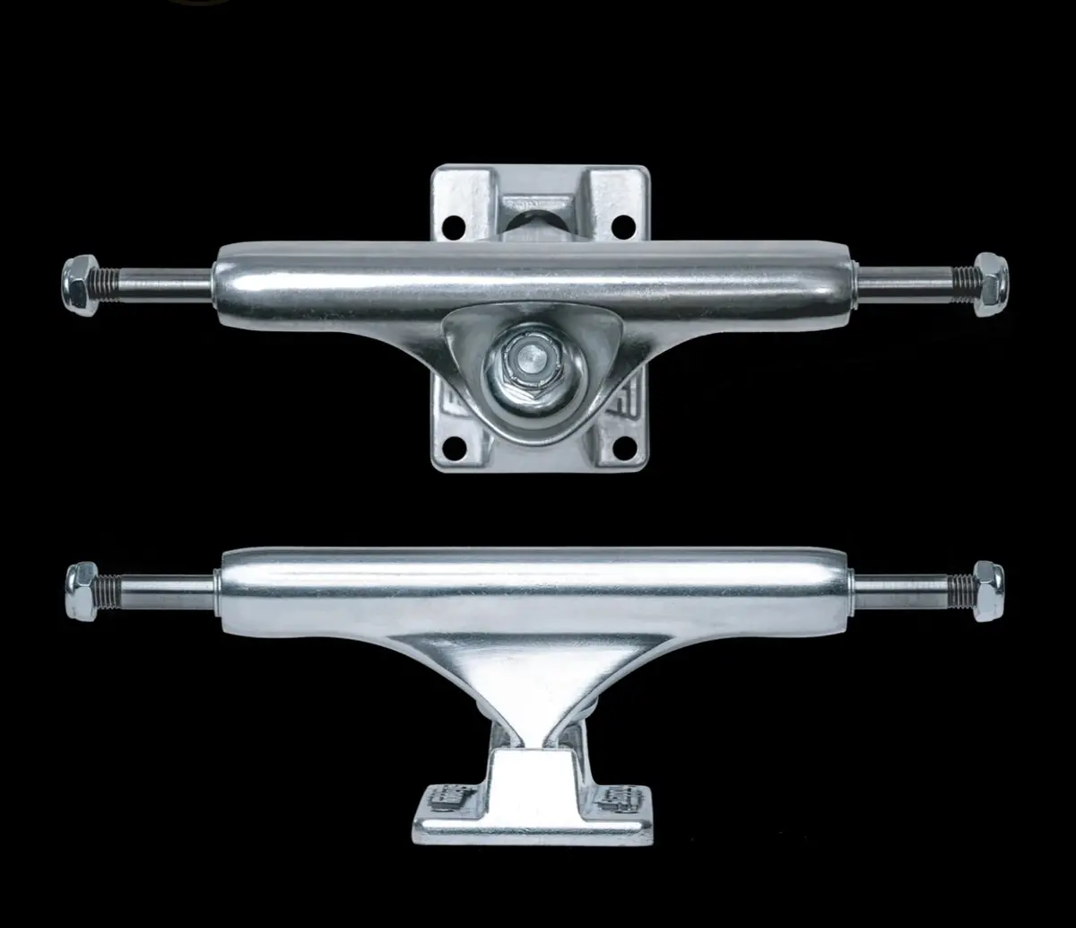 9.25" Axel Slappy Skateboard Trucks - Silver (Pair) 1