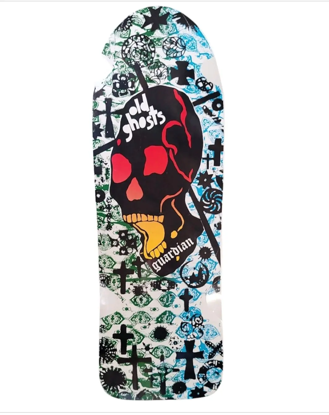 Vision Old Ghost Guardian Reissue Skateboard Deck - White 1