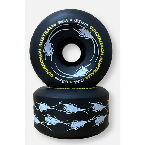 Cockroach Wheels Originals Black 63Mm 96A Pack Of 4 1