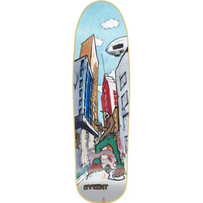 New Deal Skateboards Sargent Invaders Skateboard Deck 9.25 Inch Wide 1