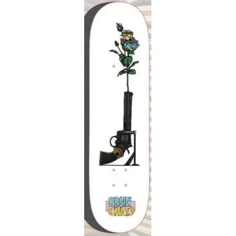 Brainchild Skateboards Gun Skateboard Deck 8.25 Inch Wide 1