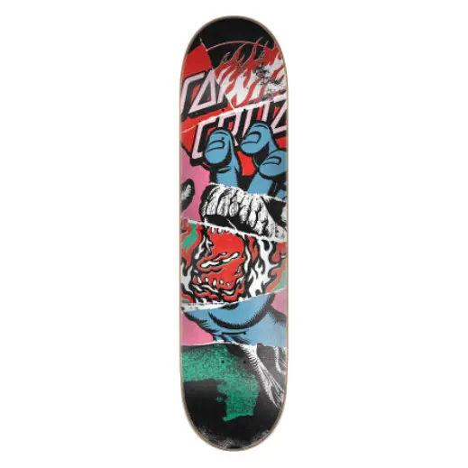 Hand Misprint Everslick Santa Cruz Skateboard Deck 7.75In X 31.61In 1