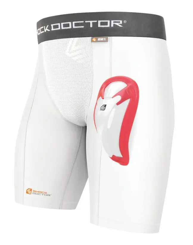 Shock Doctor Core Compression Short With Cup - White 1